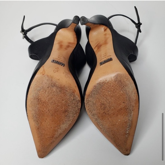 SCHUTZ Genuine Leather Stiletto Sling Back - Picture 7 of 10